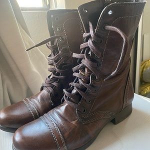 Steve Madden combat boots